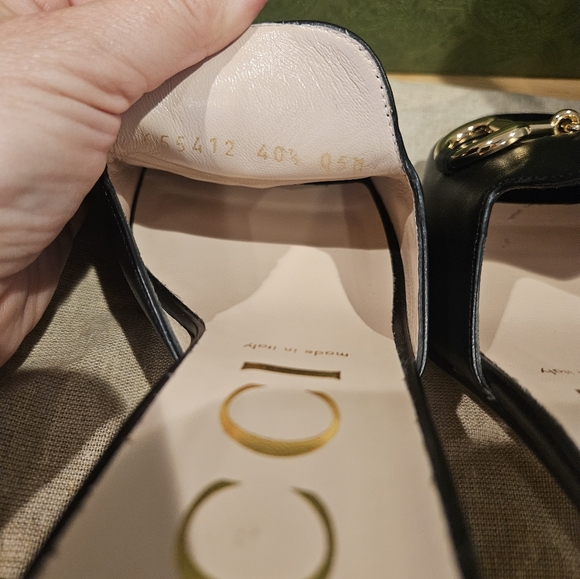 Gucci 80mm Horsebit mules 40 1/2 $920 - Picture 9 of 11